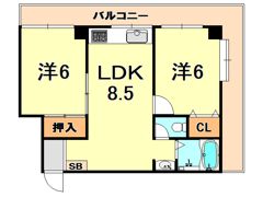 サンビルダー新神戸の間取り画像