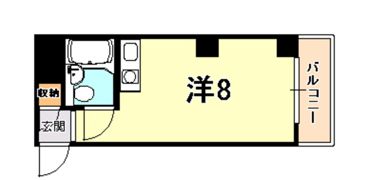 ダイドーメゾン御影6の間取り画像