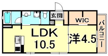 Courge（クラージュ）の間取り画像