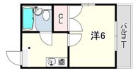 ジョンメゾン武庫之荘1の間取り画像