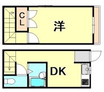 エステート西立花の間取り画像