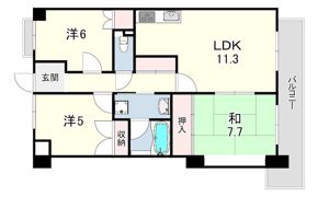 エンゼラート明石の間取り画像