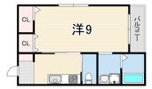 クレール上鳴尾の間取り画像