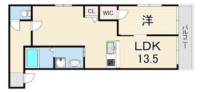 ウエストヒルズの間取り画像