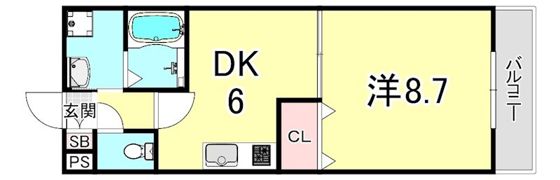 シャルマン御屋敷通の間取り画像