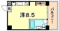 イーストヴィレッジ三宮の間取り画像