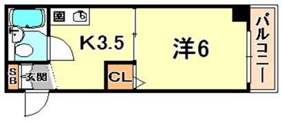 SIハイツ岩屋の間取り画像