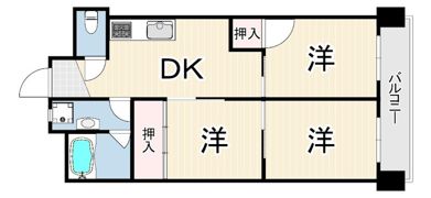 神戸湊アパートメントの間取り画像