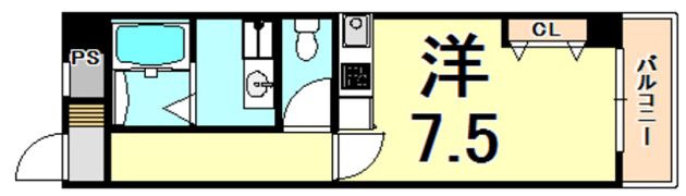 シェルデュ甲子園口の間取り画像