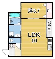 T-SQUARE岡本の間取り画像