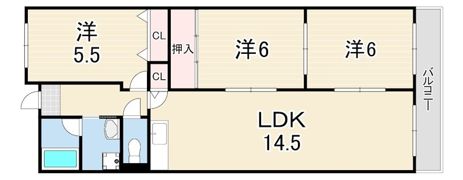 GROOVE門戸厄神の間取り画像