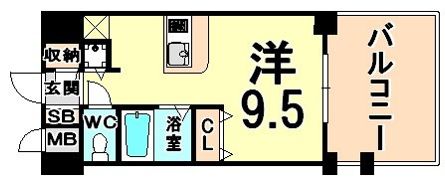 アーデン塚口の間取り画像