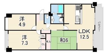 RICウエストコート7番街3番館の間取り画像