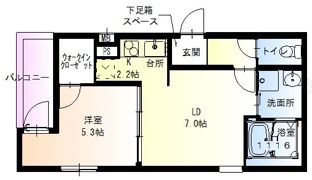 フジパレス立花駅南3番館の間取り画像