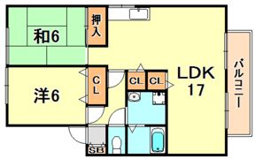 プレステージ芦屋F棟の間取り画像