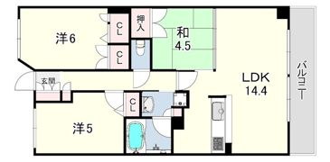 ワコーレ武庫之荘本町の間取り画像
