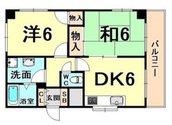 グレースメモリー立花の間取り画像