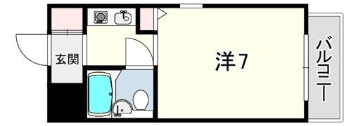 ロイヤルメゾン園田3の間取り画像