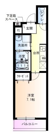 フジパレス尼崎東難波1番館の間取り画像