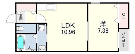 MODERNISM EASTの間取り画像