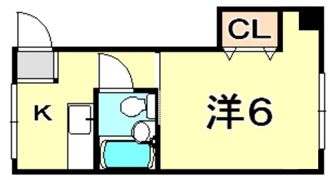 加野ハイツの間取り画像