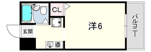 コスモメイト鈴蘭西の間取り画像