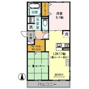 DUO大庄 Bの間取り画像