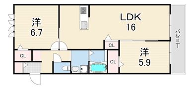 WELL HAPPYの間取り画像