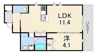 オリビア苦楽園の間取り画像