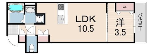 ブロンテ猪名寺の間取り画像