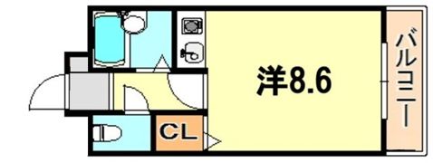 クレッシェンド岸地の間取り画像