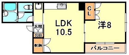 ケイズポイントの間取り画像