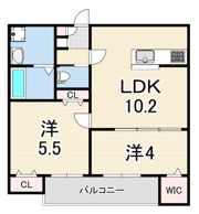 KRM RESIDENCE TSUKAGUCHIの間取り画像