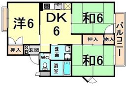 ハイツ・クレッシェンドの間取り画像