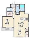 KRM RESIDENCE TSUKAGUCHIの間取り画像