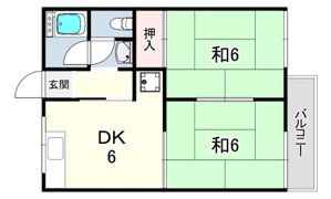 アルカディアハイツの間取り画像