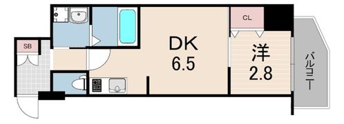 アドバンス三宮パルマの間取り画像