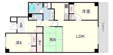 ロイヤル苦楽園の間取り画像