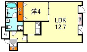 パラシオ御影の間取り画像