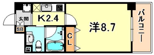 リッツコート六甲の間取り画像