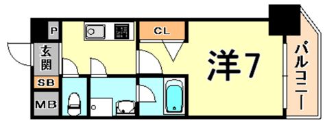 ファーストレジデンス三宮イーストの間取り画像