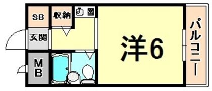 アートンヒュースの間取り画像