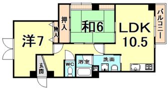 ドミノマンションの間取り画像