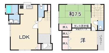 山口邸の間取り画像