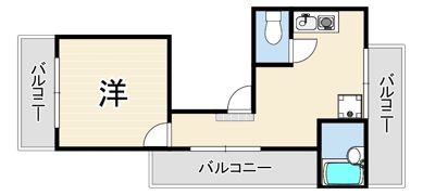 アメニティ東神戸1番館の間取り画像