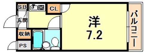 シティング六甲第一マンションの間取り画像