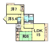 上ヶ原TWENTY EIGHTの間取り画像