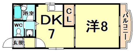 ひびき甲子園口の間取り画像