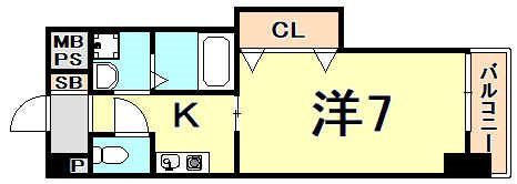 エレナ西宮北口の間取り画像