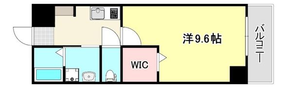 セオリー神戸ドミールの間取り画像